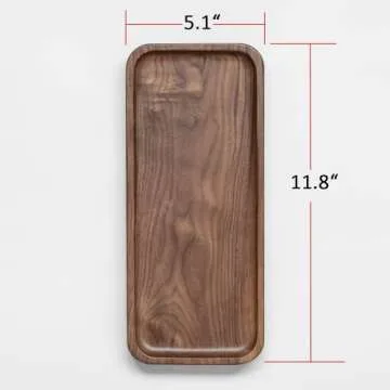 Muso Walnut Serving Tray - Elegant & Eco-Friendly Platter