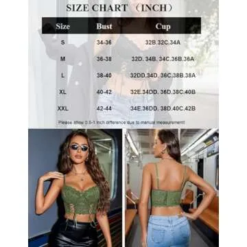 Avidlove Lace Bralette Underwire Camisoles for Women