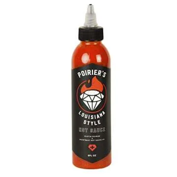 Dustin Poirier's Louisiana Style Hot Sauce Trio by Heartbeat, Fiery Trifecta Made with Natural Ingredients: The Original Louisiana Style, Smoky Sweet Creole Maple and Spicer K.O. Edition, 5 fl oz Bottles (3-Pack)