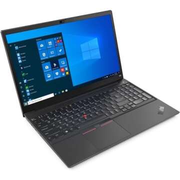 Lenovo ThinkPad E15 15.6" FHD Business Laptop for Efficiency