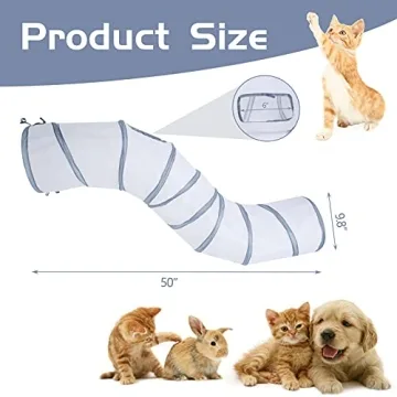 Interactive Cat Tunnel for Indoor Play - Sheldamy