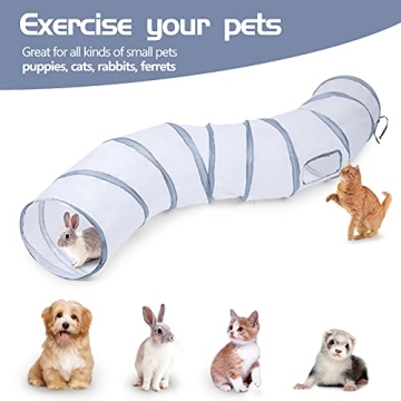 Interactive Cat Tunnel for Indoor Play - Sheldamy