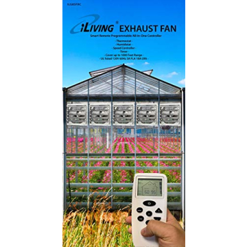 iLiving 18" Exhaust Fan with Remote Control for Efficient Cooling