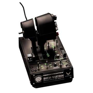 Thrustmaster HOTAS Warthog Dual Throttles for Flight Simulation, Official Replica of the U.S Air Force A-10C Aircraft (Compatible with PC)