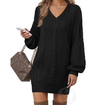 VAFOLY Womens Fall Sweater Dresses Business Casual Winter Clothes Wear to Work Dresses Trendy Casual...