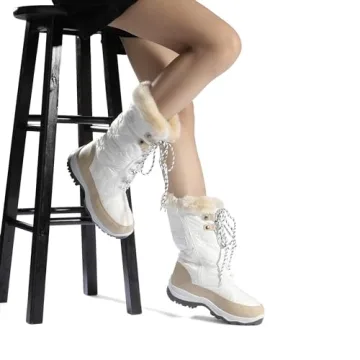 DREAM PAIRS Women's Winter Snow Boots - Stylish & Warm