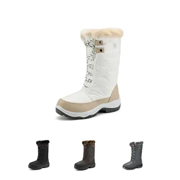DREAM PAIRS Women's Winter Snow Boots - Stylish & Warm
