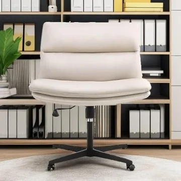 EMIAH Armless Office Chair Ergonomic Adjustable Comfort