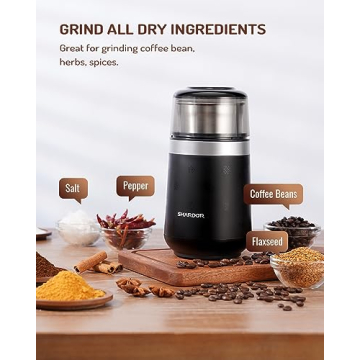 SHARDOR Super Silent Coffee Grinder for Beans & Spices