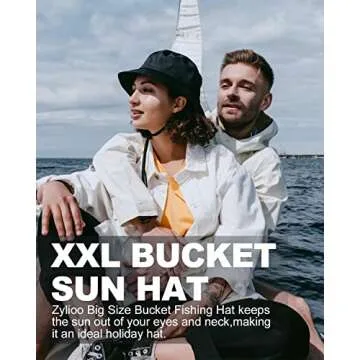 Zylioo X-Large Double Side Bucket Hat for Outdoor Fun