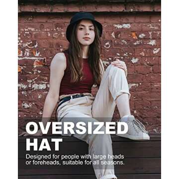 Zylioo X-Large Double Side Bucket Hat for Outdoor Fun