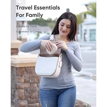 Holii Travel Pill Organizer, 8 Compartments Portable Pill Case, Daily Pill Box to Hold Vitamins, Small Pill Container for Pocket Purse Medicine Organizer（Khaki）