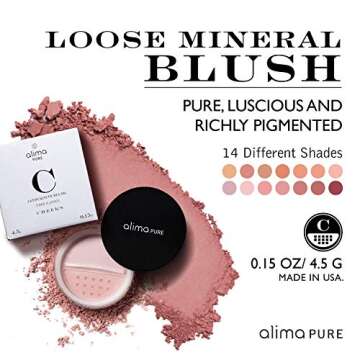 Alima Pure Vegan Loose Mineral Blush - Natural Cheek Tint