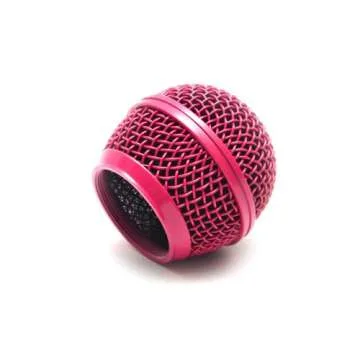 Seismic Audio Pink Steel Mic Grill for SM58, SV100