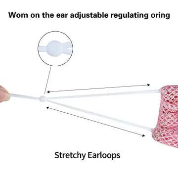 RUNHOOD Rhinestone Face Masks: Stylish & Adjustable for All Ages