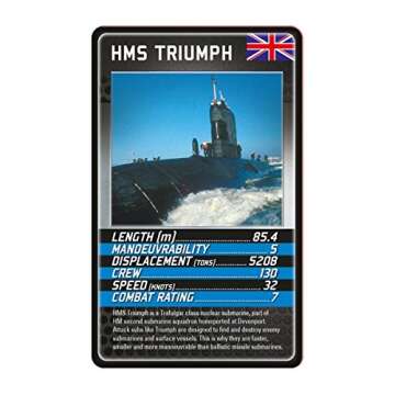 Battleships Top Trumps Card Game - Fun & Educational