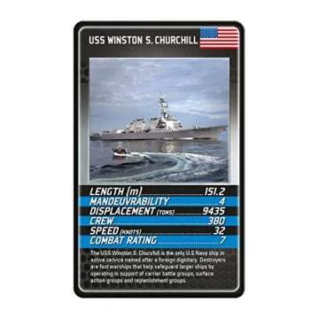 Battleships Top Trumps Card Game - Fun & Educational