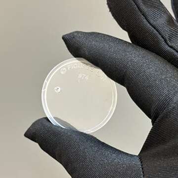 FIGURESLAB 30Pcs 37.5mm wide Round Clear Action Figure Display Stands Fit for 3.75” MODERN Star Wars / MODERN Gi Joe / Marvel Legends Figure toy