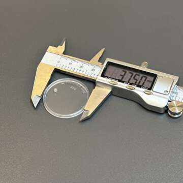 FIGURESLAB 30Pcs 37.5mm wide Round Clear Action Figure Display Stands Fit for 3.75” MODERN Star Wars / MODERN Gi Joe / Marvel Legends Figure toy