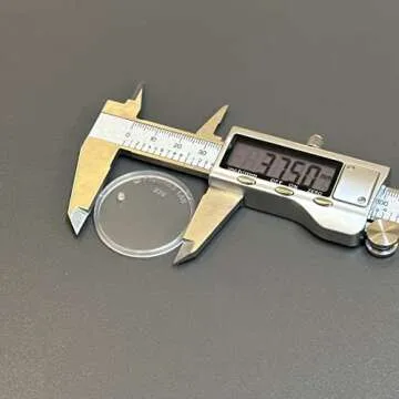 FIGURESLAB 30Pcs 37.5mm wide Round Clear Action Figure Display Stands Fit for 3.75” MODERN Star Wars / MODERN Gi Joe / Marvel Legends Figure toy