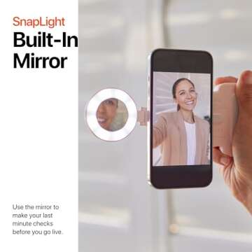 ShiftCam SnapLight LED Selfie Light - Adjustable & Magnetic