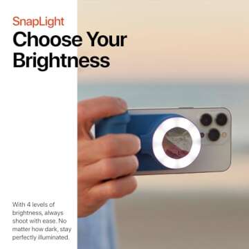 ShiftCam SnapLight LED Selfie Light - Adjustable & Magnetic