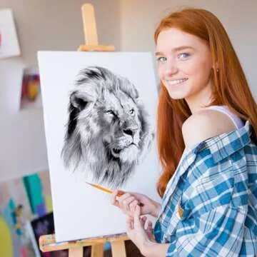 ESRICH Stretched Canvases for Painting,18 Multi Size Canvas 12x16,11x14,9x12,8x10,5x7,3x5 Blank Canvases for Painting,Cotton Primed Paint Canvas for Oil Paint,Acrylic Paint,for Beginners,Artists.