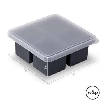 W&P Cup Cubes Freezer Tray - 4 Perfect Portions | BPA-Free
