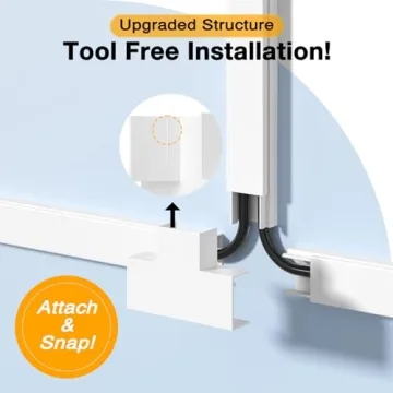 Delamu Cord Hider for Organized Cable Management