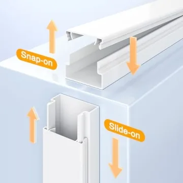 Delamu Cord Hider for Organized Cable Management