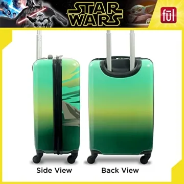 Star Wars Grogu Kids Rolling Luggage Hardshell Carry-On