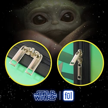 Star Wars Grogu Kids Rolling Luggage Hardshell Carry-On