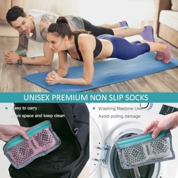 Hylaea Non Slip Socks for Yoga Pilates Yoga Comfort Grip
