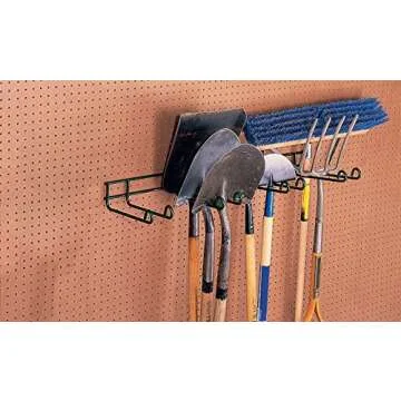 Heavy Duty Garage Tool Hanger, Shovels, Rakes, Brooms, Lawn Equipment, and More