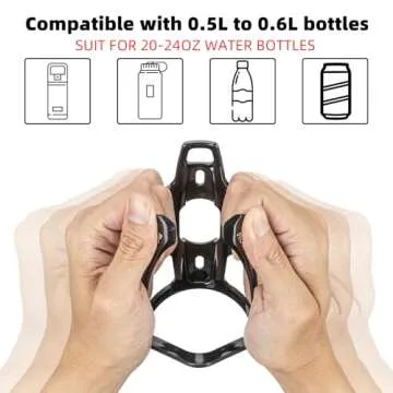 ROCKBROS Bike Water Bottle Holder - Ultra-Light, Durable, Universal Fit for All Bikes