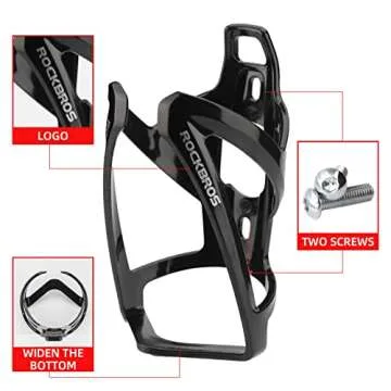 ROCKBROS Ultra-Light Bike Water Bottle Holder for Cyclists