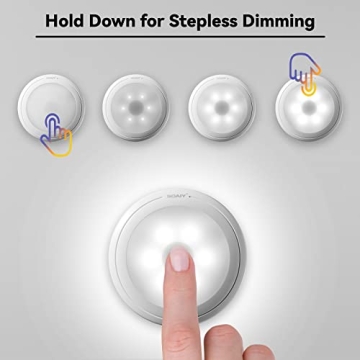 Touch LED Night Light Battery Powered for Home