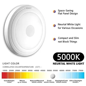 Touch LED Night Light Battery Powered for Home