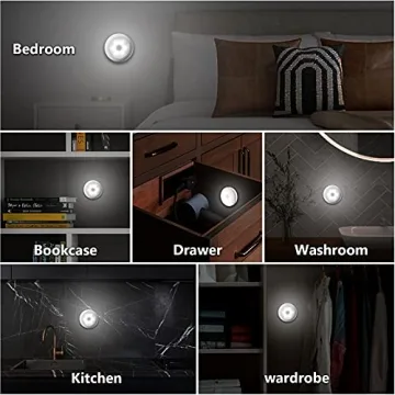 Touch LED Night Light Battery Powered for Home