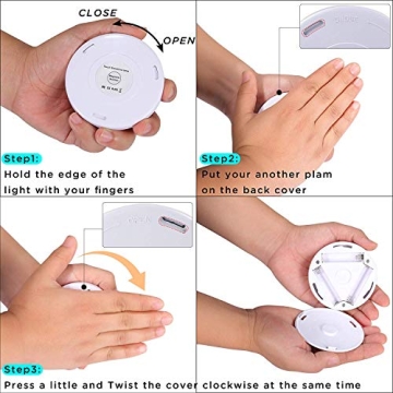 Touch LED Night Light Battery Powered for Home