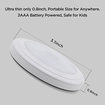 Touch LED Night Light Battery Powered for Home