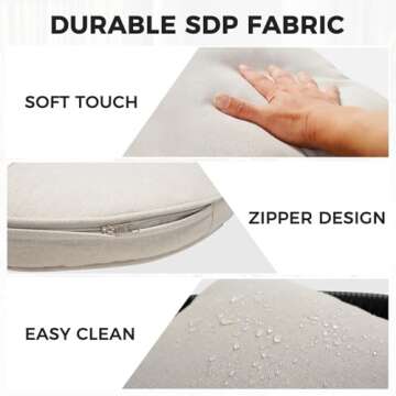 Grand patio Outdoor Dining Set for 6, 7 PCS Patio Table and Chairs Set, Metal Woven Wicker Fixed Patio Chairs with Thickened Cushions & 1 Rectangular Woodgrain Dining Table with Umbrella Hole (Black)