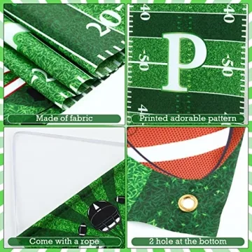 Vibrant Batiyeer Football Birthday Banner for Parties