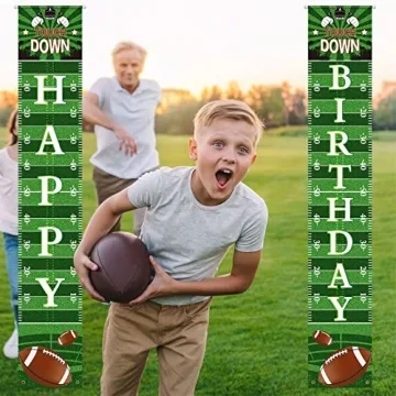 Vibrant Batiyeer Football Birthday Banner for Parties