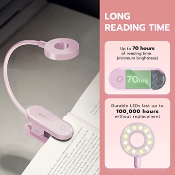Rechargeable enclize Book Light with Adjustable Brightness