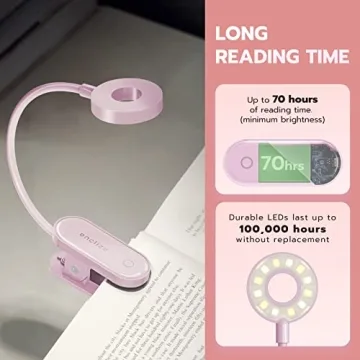 Rechargeable enclize Book Light with Adjustable Brightness