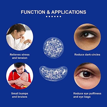 Reusable Gel Ice Pack Eye Pads for Pain Relief and Relax