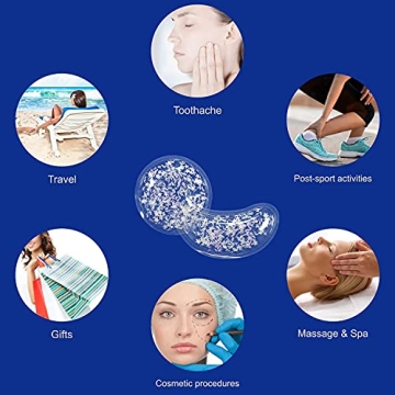 Reusable Gel Ice Pack Eye Pads for Pain Relief and Relax