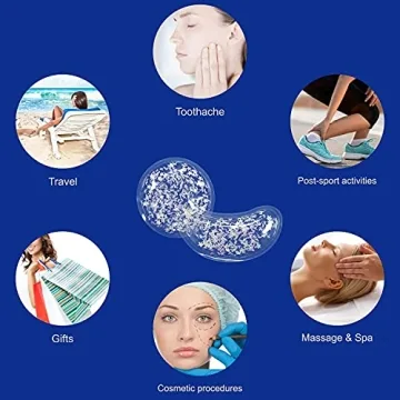 Reusable Gel Ice Pack Eye Pads for Pain Relief and Relax