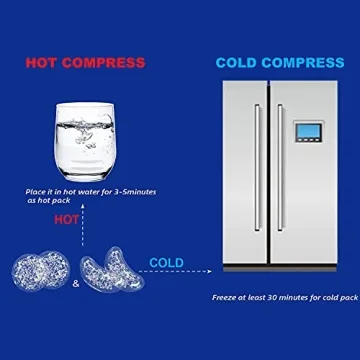 Reusable Gel Ice Pack Eye Pads for Pain Relief and Relax